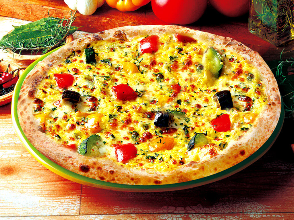 イタリア野菜のキッシュピッツァ ナポリピッツァメニュー 宅配ピザで本格ナポリピザを楽しめる ナポリの窯