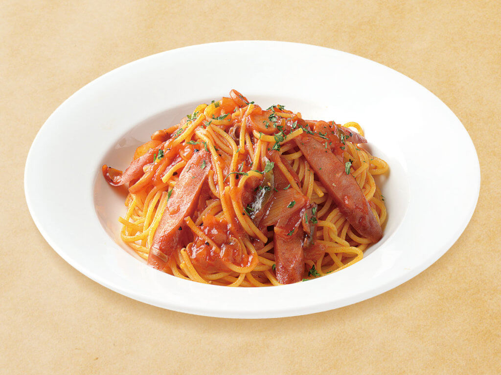 粗挽きソーセージのナポリタン｜パスタメニュー｜宅配ピザで本格